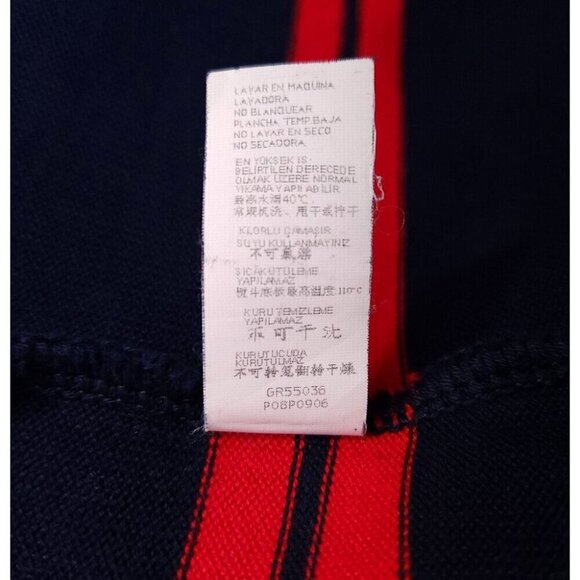 Paul & Shark Yachting Striped 1/2 Zip Sweater L Mens Navy Blue Collection $375 - Picture 15 of 15